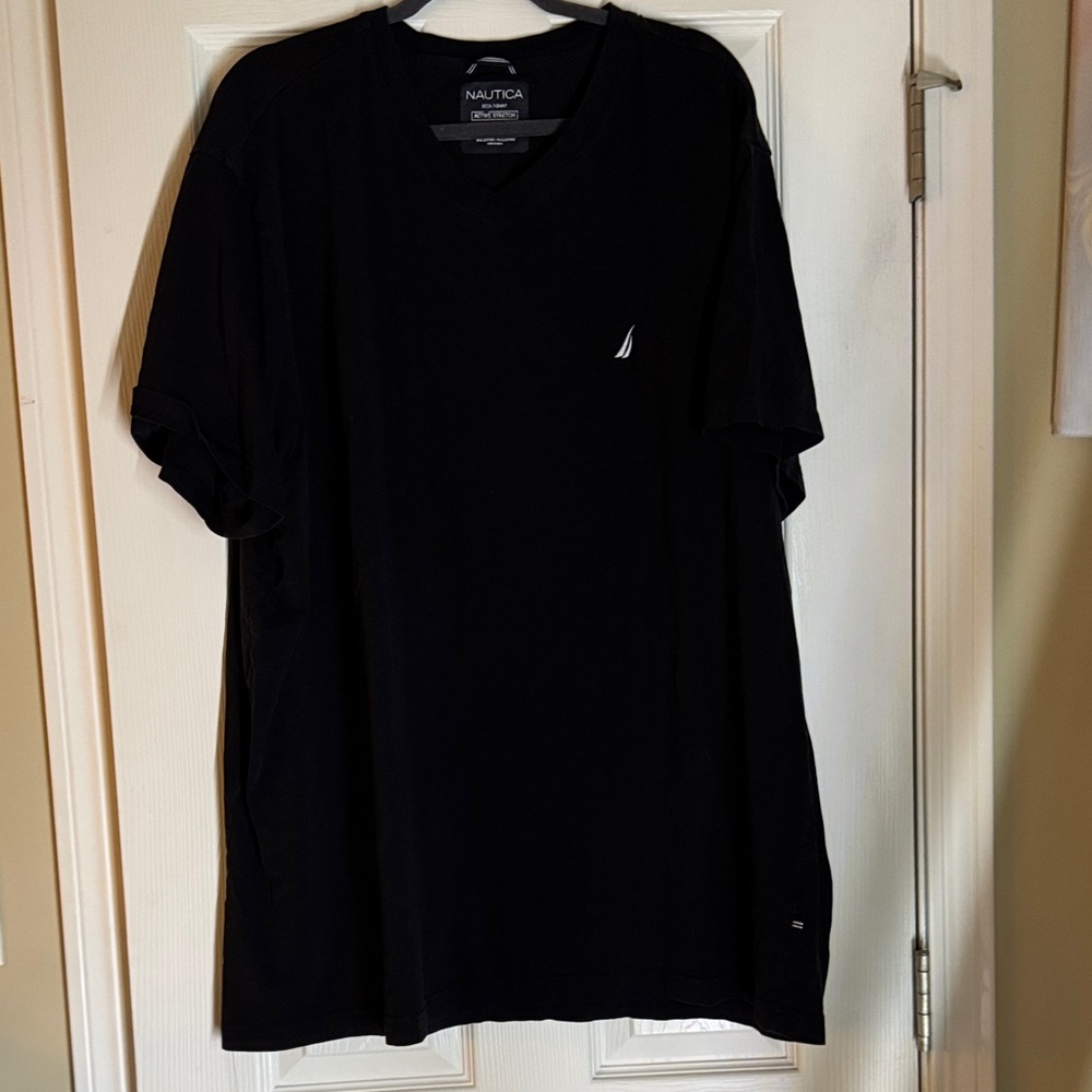 Nautica Men's Jet Black Short Sleeve Tee